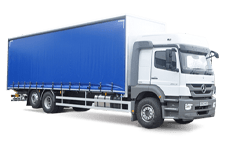 Car Hire Winsford - 26 Tonne Curtain Side Lorry - Truck hire Winsford