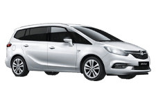 Car Hire Winsford - Vauxhall Zafira 5 + 2 - Minibus hire Winsford